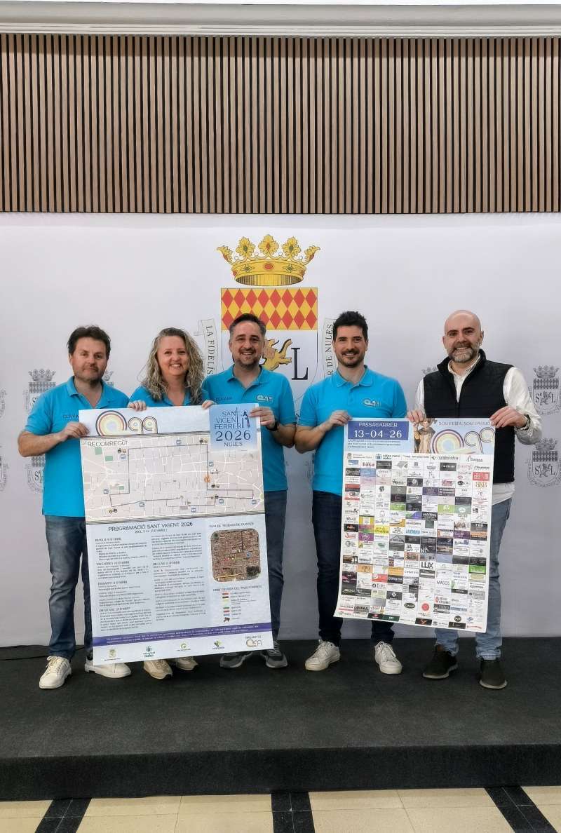 Presentaci�n de los actos de la festividad en honor a Sant Vicent de Nules.  EPDA