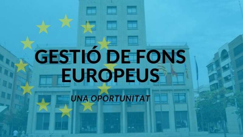 Cartell dels Fons Europeus. / EPDA