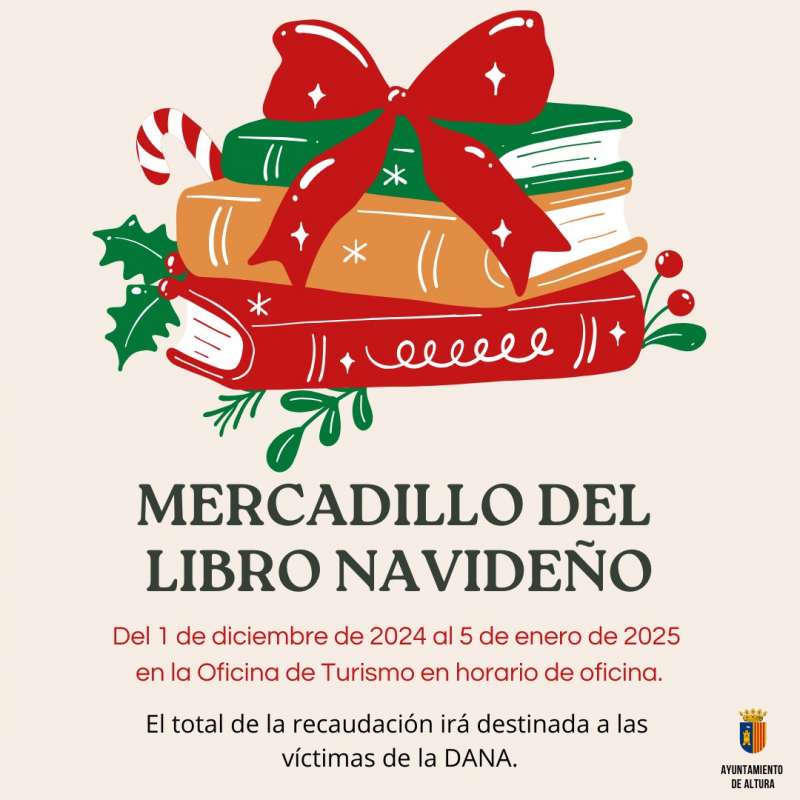 Mercadillo del libro solidario en Altura. EPDA