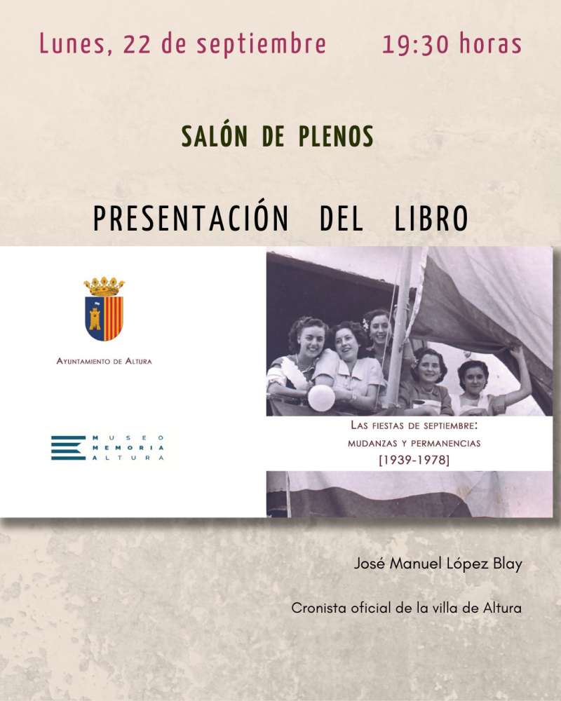 Cartel de la presentacin del libro. EPDA