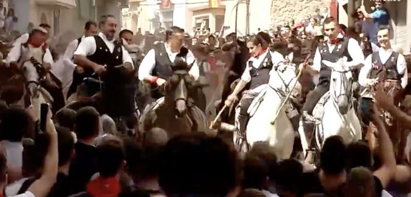 Sexta Entrada de Toros y Caballos de Segorbe.  PUNT