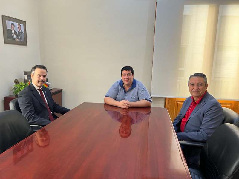 De izquierda a derecha: Pablo Gil, David GarcÃ­a y JesÃºs Molina /EPDA