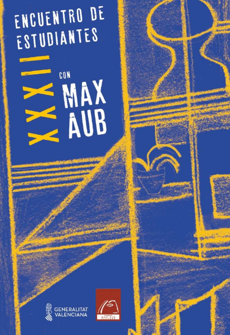 Cartel del encuentro de estudiantes de la Fundaci�n Max Aub. EPDA