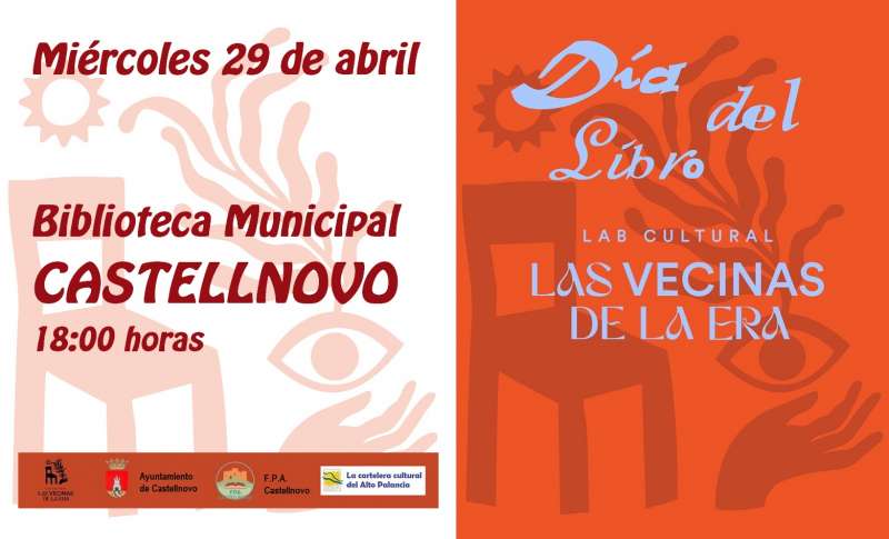 Cartel del evento literario en Castellnovo. EPDA