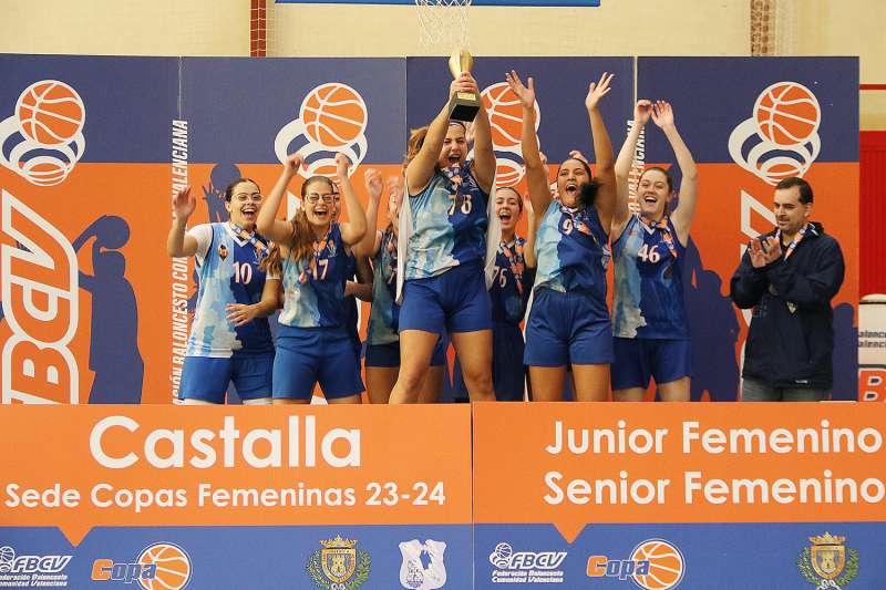 NBF Castelló ha conquistado en Castalla su cuarta Copa Junior Femenino Preferente. /EPDA