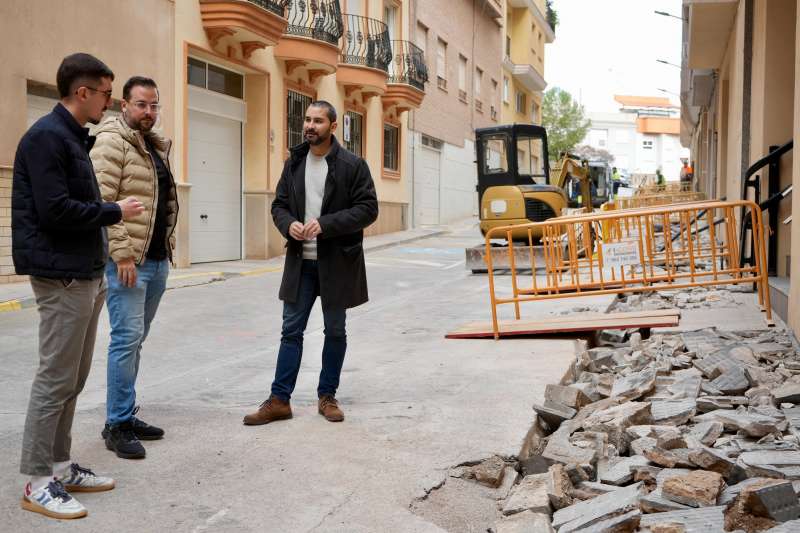 Visita a les obres del carrer Canterers. EPDA