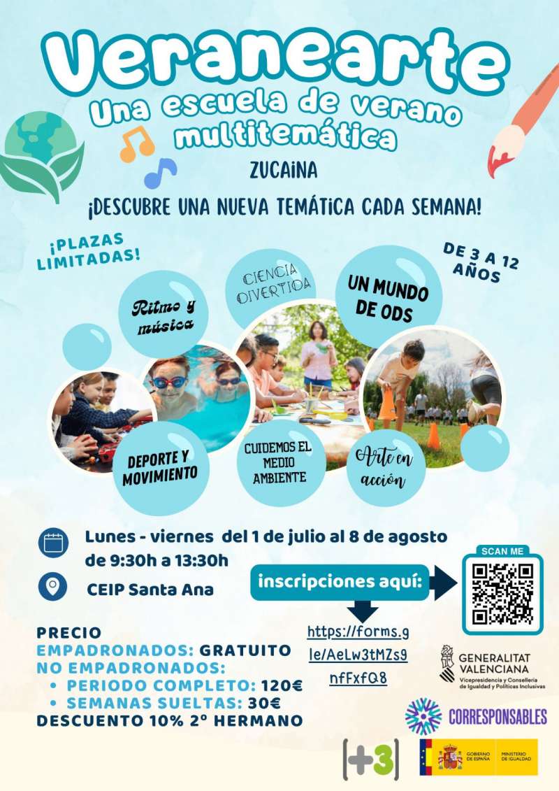 Cartel de Veranearte. EPDA