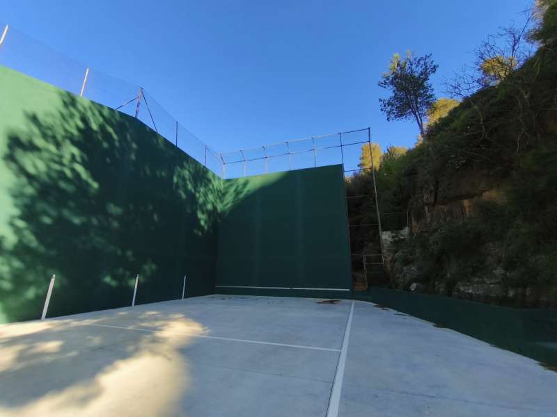 Front�n tras las obras de mejora. EPDA