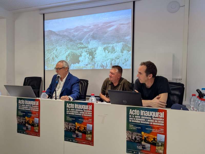 Presentacin plataforma de prevencin de incendios de Montanejos. EPDA