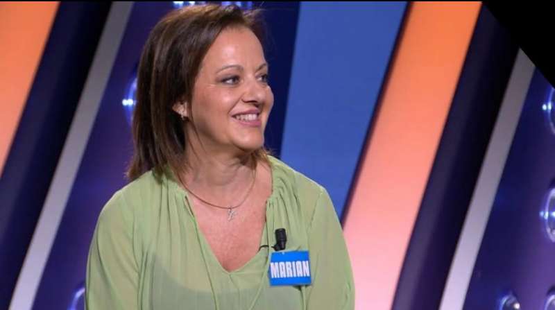Marian Manteca, en el concurso de televisin Saber y ganar. EPDA
