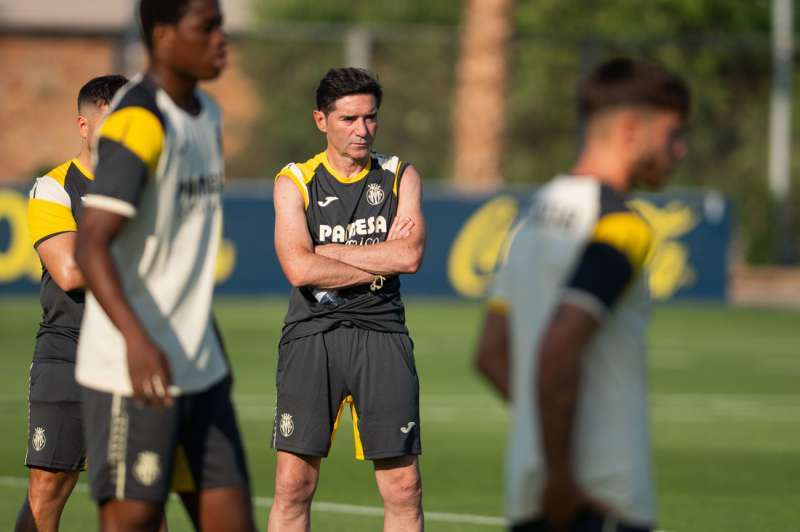 El entrenador del Villarreal CF, Marcelino Garca, dirige un primer entrenamiento. EFEAndreu Esteban
