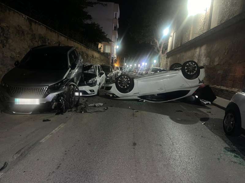 Imagen del accidente.