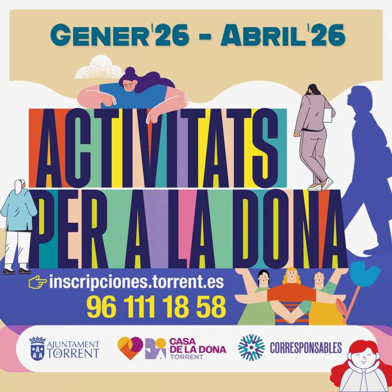 El cartell anunciador de les activitats. EPDA