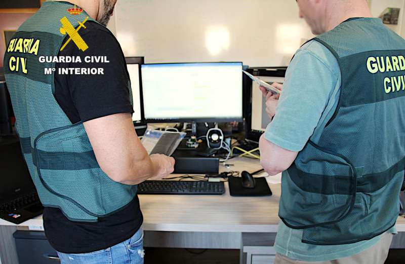 Imagen de archivo de la Guardia Civil.  EFE
