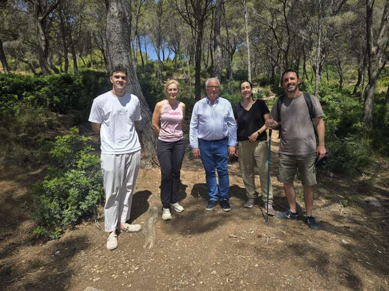 Visita sobre el terreno las primeras actuaciones de mantenimiento. EPDA