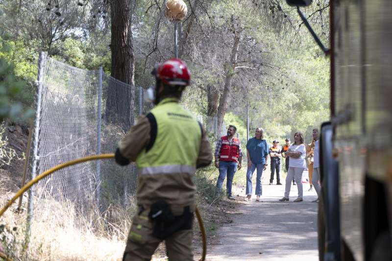 Ejercicio tctico dirigido por la Seccin Forestal del Consorcio en Benicssim. EPDA