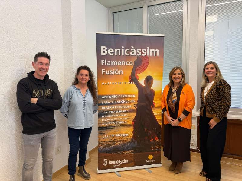 Presentaci�n del Flamenco Fusi�n Gastro Festival de Benic�ssim.  EPDA