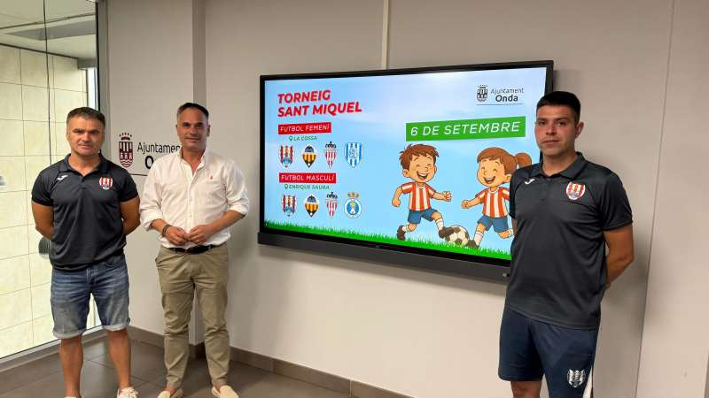Presentacin del XV Torneo de ftbol de Sant Miquel de Onda.  EPDA
