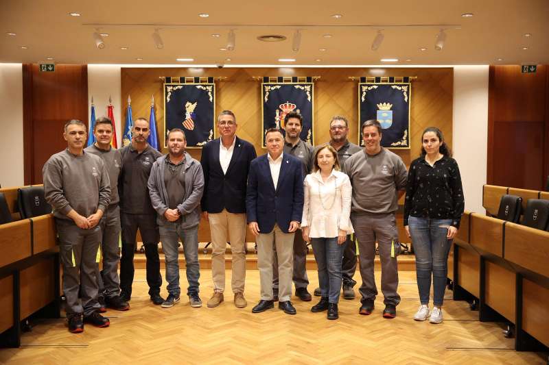 Nueva plantilla del servicio de Va Pblica de Burriana.  EPDA 