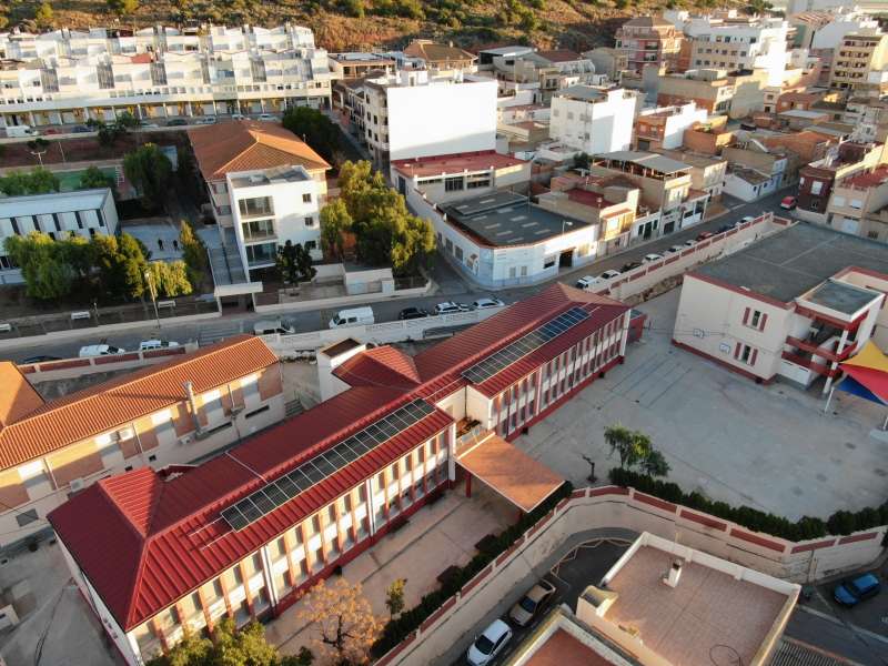 Vista del colegio. EPDA