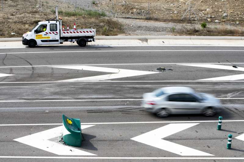 Imagen de una carretera de la provincia de Castelln donde se produjo un accidente de trfico. EFEAndreu EstebanArchivo
