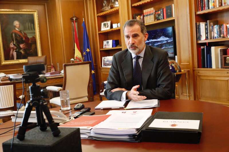 Videoconferencia con el Rey Felipe VI