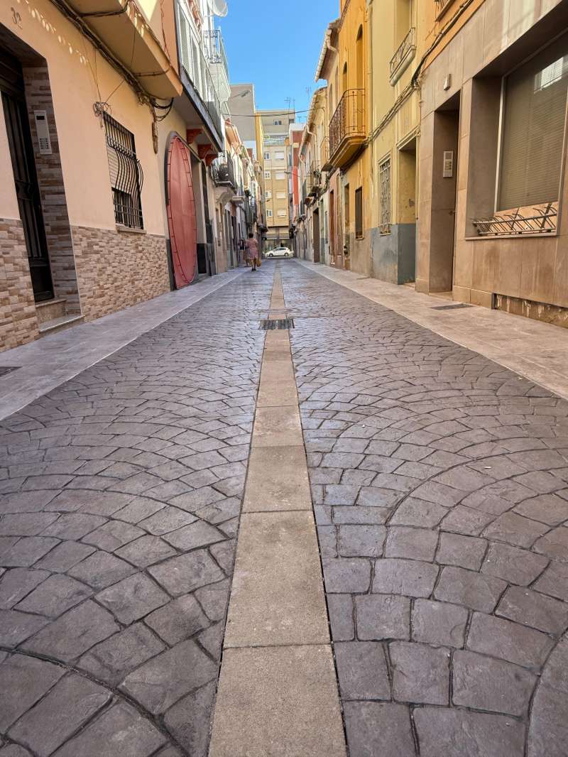 Calle Santa Ana de Burriana.  EPDA 