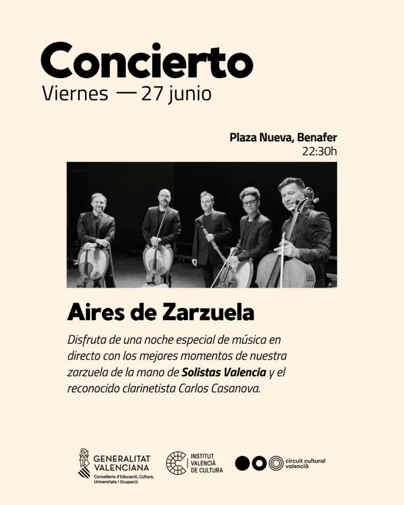 Cartel de Aires de Zarzuela. EPDA