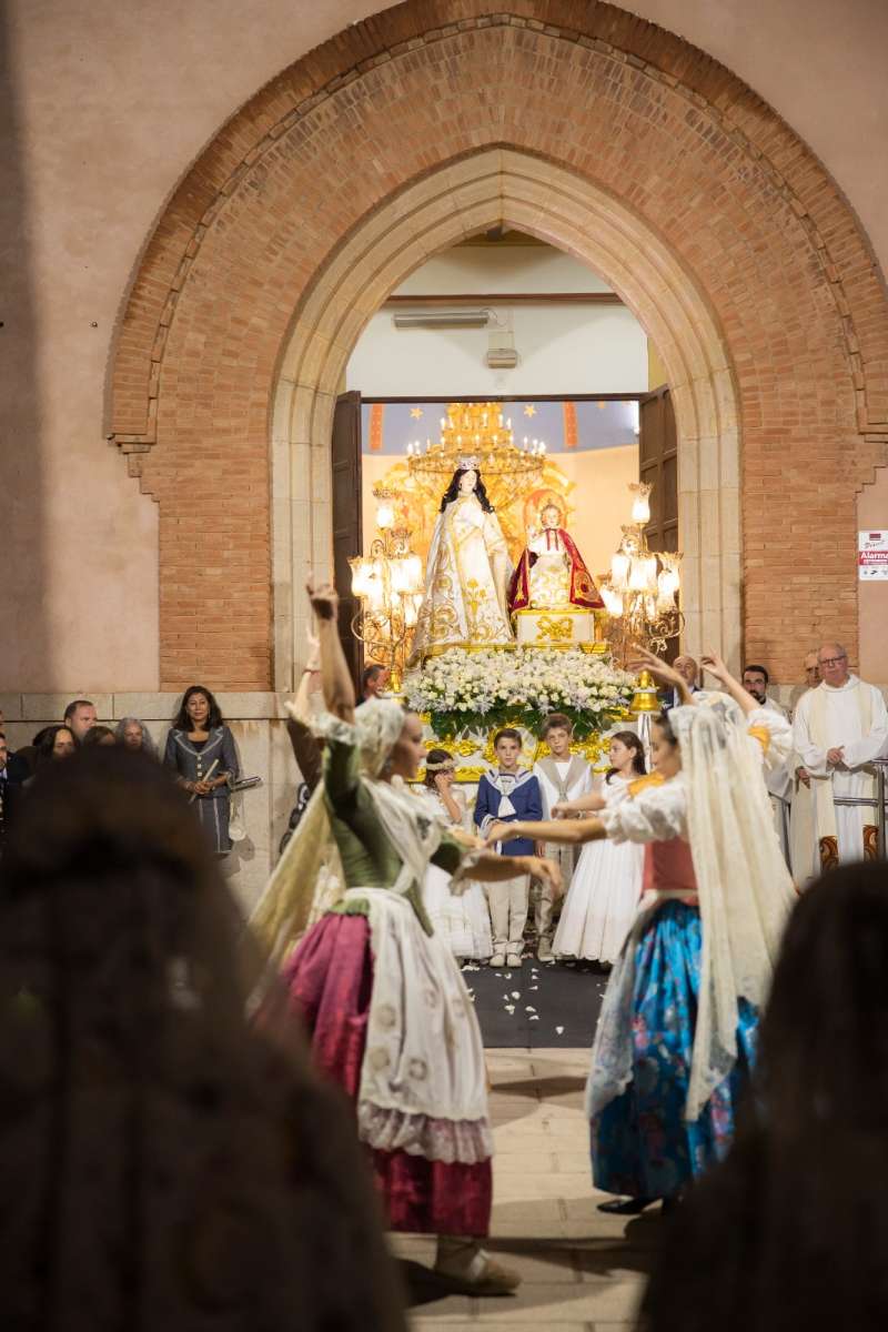 Imagen de la procesin Virgen del Nio Perdido.  EPDA