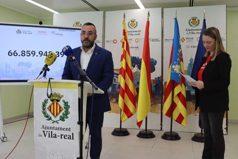 Presentaci�n de los presupuestos del Ayuntamiento de Vila-real.  EPDA