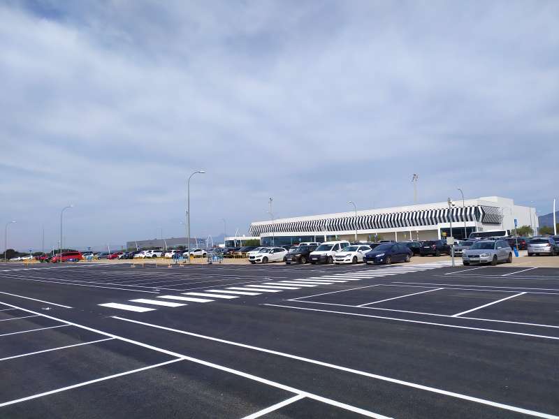 Parking del aeropuerto de Castelln. EPDA